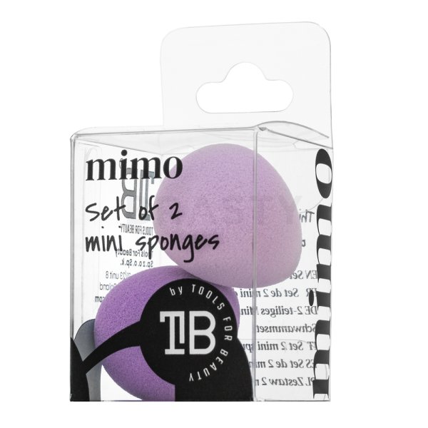 MIMO Mini Concealer Sponge Purple Pack of 2 esponja de maquillaje - set