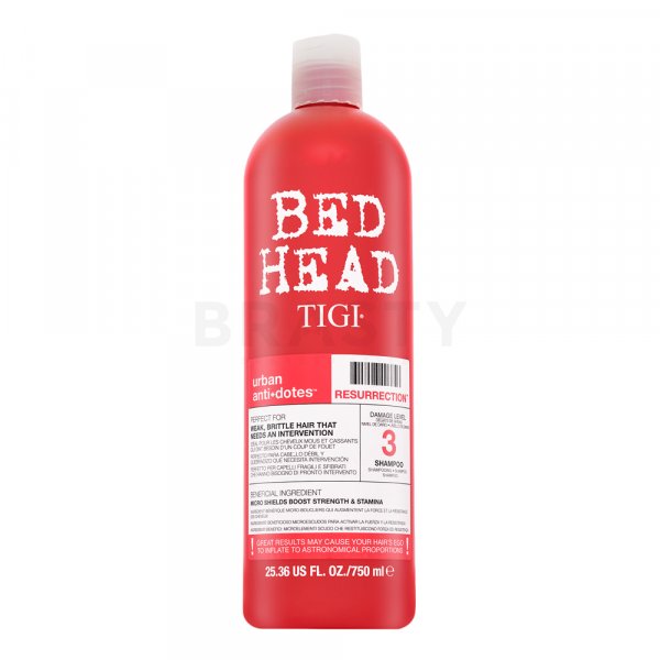 Tigi Bed Head Urban Antidotes Resurrection Shampoo Stärkungsshampoo für schwaches Haar 750 ml