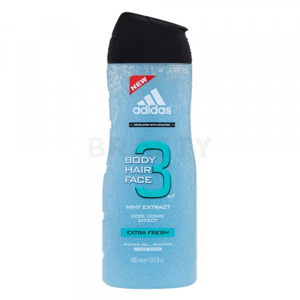 Adidas 3 Extra Fresh sprchový gél pre mužov 400 ml