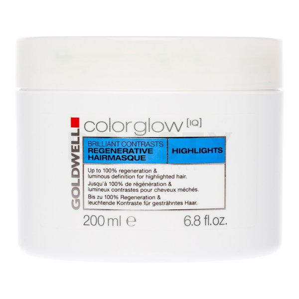 Goldwell Colorglow IQ Highlights Regenerative Hairmasque mask for coloured hair 200 ml