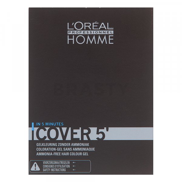 L´Oréal Professionnel Homme Cover 5 Culoarea părului No. 4 Medium Brown 3 x 50 ml