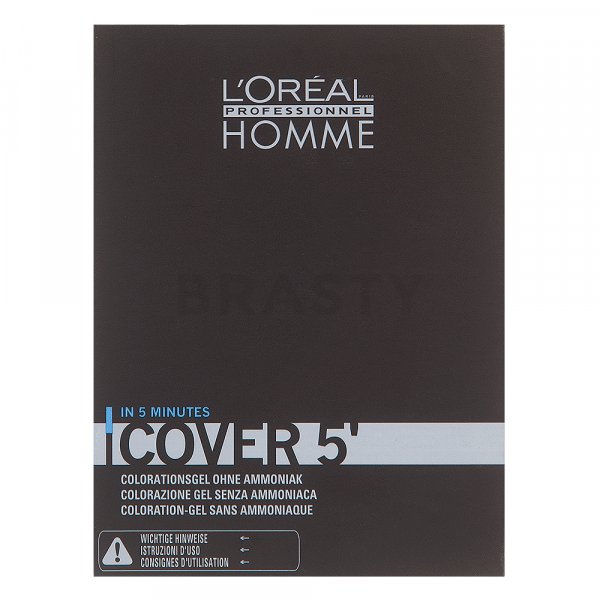 L´Oréal Professionnel Homme Cover 5 barva na vlasy No. 5 Light Brown 3 x 50 ml