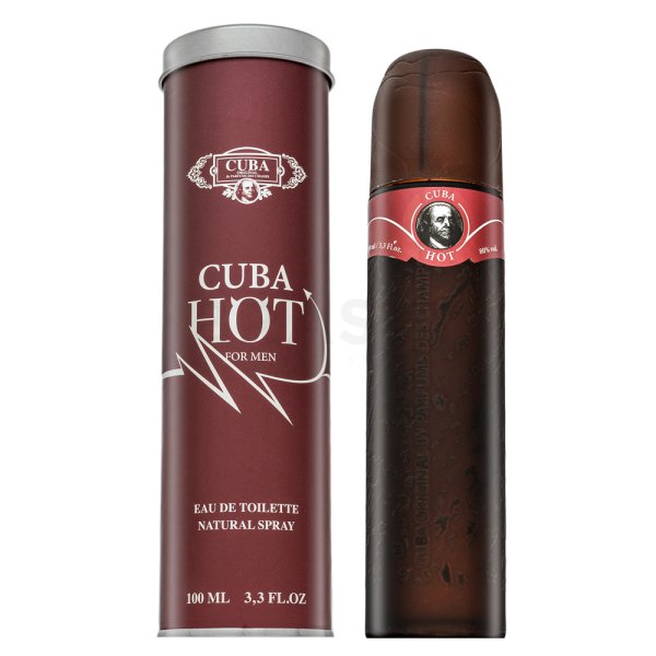 Cuba Hot Eau de Toilette férfiaknak 100 ml