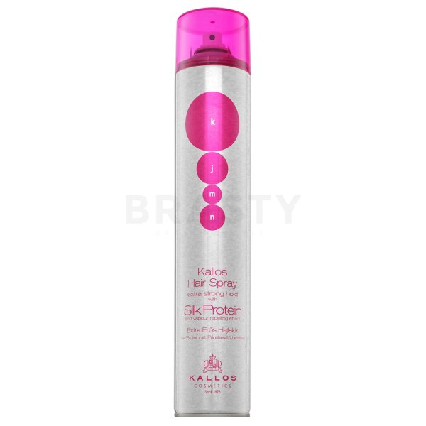 Kallos Silk Protein Hair Spray Extra Strong Hold silný lak na vlasy 750 ml