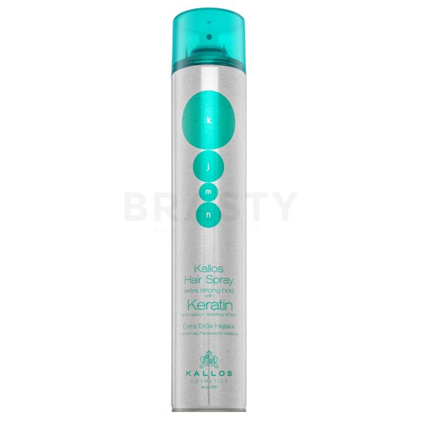 Kallos Keratin Hair Spray Extra Strong Hold fixativ puternic pentru păr cu keratină 750 ml