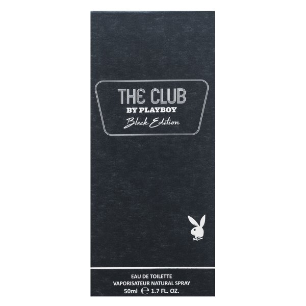 Playboy The Club Black Edition Eau de Toilette voor mannen 50 ml