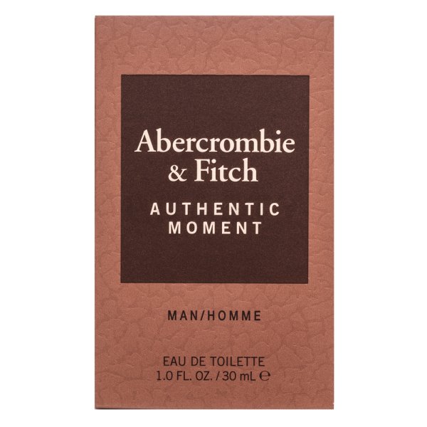 Abercrombie & Fitch Authentic Moment Man woda toaletowa dla mężczyzn 30 ml