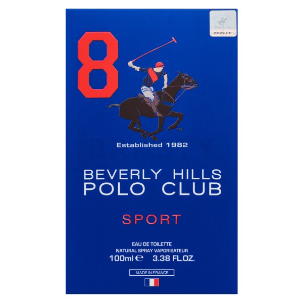 Beverly Hills Polo Club 8 Sport Eau de Toilette bărbați 100 ml