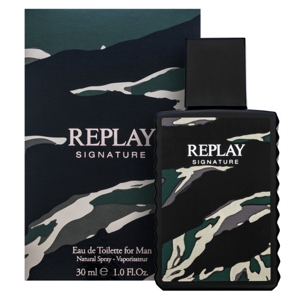 Replay Signature for Him toaletní voda pro muže Extra Offer 30 ml