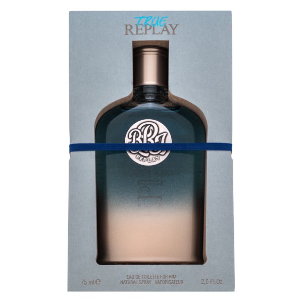 Replay True For Him toaletní voda pro muže Extra Offer 2 75 ml