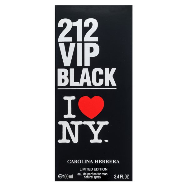 Carolina Herrera 212 VIP Black I Love NY Limited Edition Eau de Parfum da uomo 100 ml