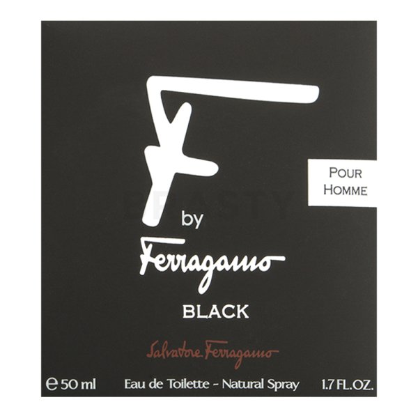 Salvatore Ferragamo F by Ferragamo Pour Homme Black Eau de Toilette für Herren Extra Offer 4 50 ml