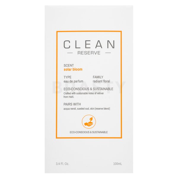 Clean Solar Bloom woda perfumowana unisex Extra Offer 100 ml