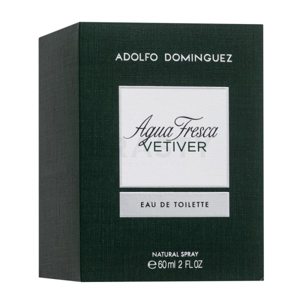 Adolfo Dominguez Agua Fresca Vetiver Eau de Toilette para hombre Extra Offer 4 60 ml