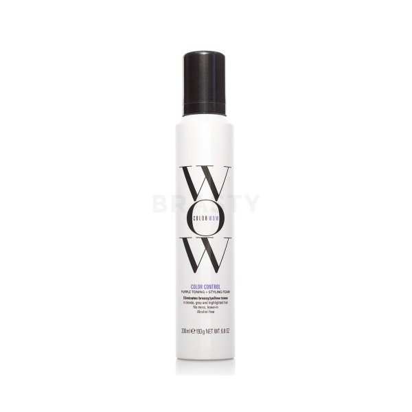 Color Wow Color Control Purple Toning + Styling Foam Tönungsschaum für blondes Haar 200 ml