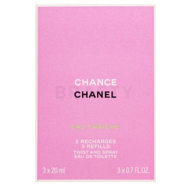 Chanel Chance Eau Fraiche - Refill toaletní voda pro ženy Extra Offer 2 3 x 20 ml