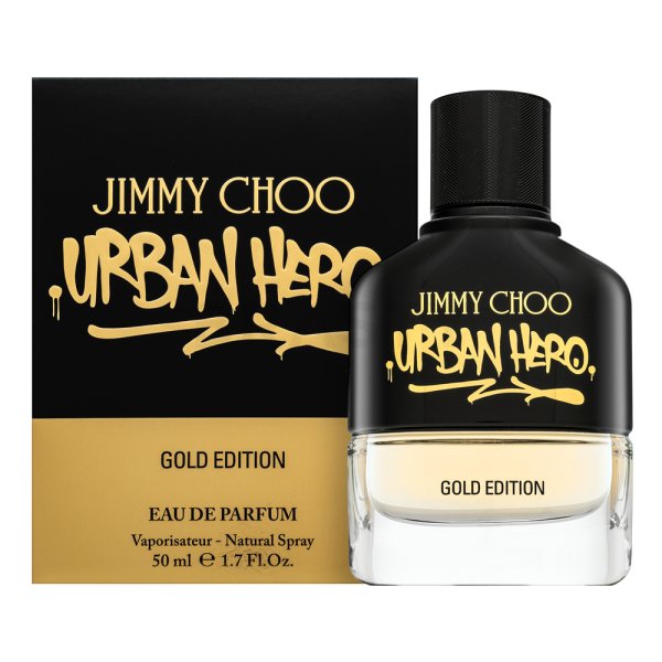 Jimmy Choo Urban Hero Gold Edition Eau de Parfum bărbați Extra Offer 2 50 ml