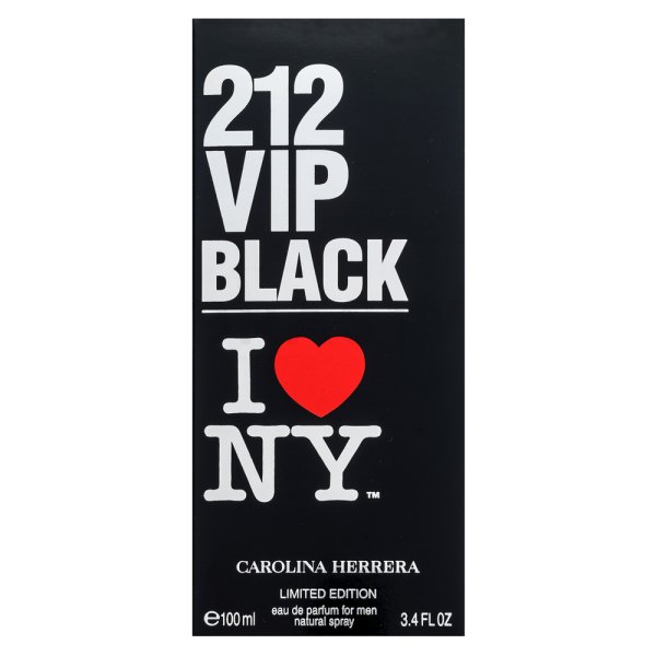 Carolina Herrera 212 VIP Black I Love NY Limited Edition parfémovaná voda pro muže Extra Offer 3 100 ml