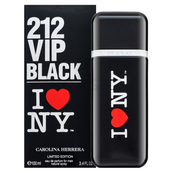 Carolina Herrera 212 VIP Black I Love NY Limited Edition parfémovaná voda pro muže Extra Offer 3 100 ml