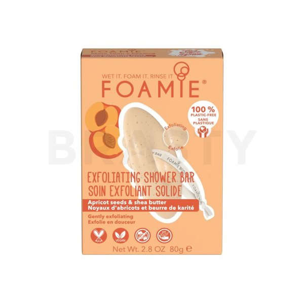 Foamie Exfoliating Shower Bar Apricot Seeds & Shea Butter 80 g