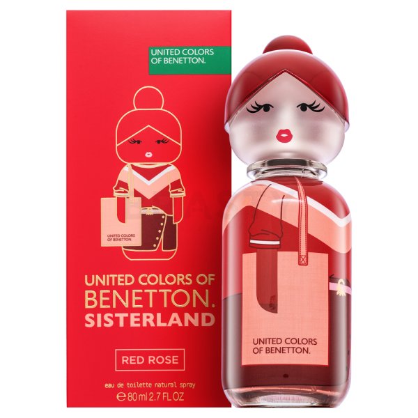Benetton Sisterland Red Rose Eau de Toilette femei 80 ml
