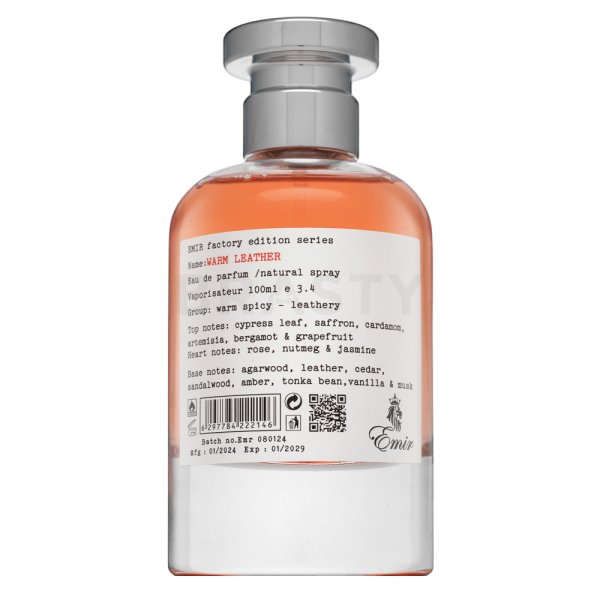 Emir Warm Leather Factory Edition Eau de Parfum uniszex Extra Offer 2 100 ml