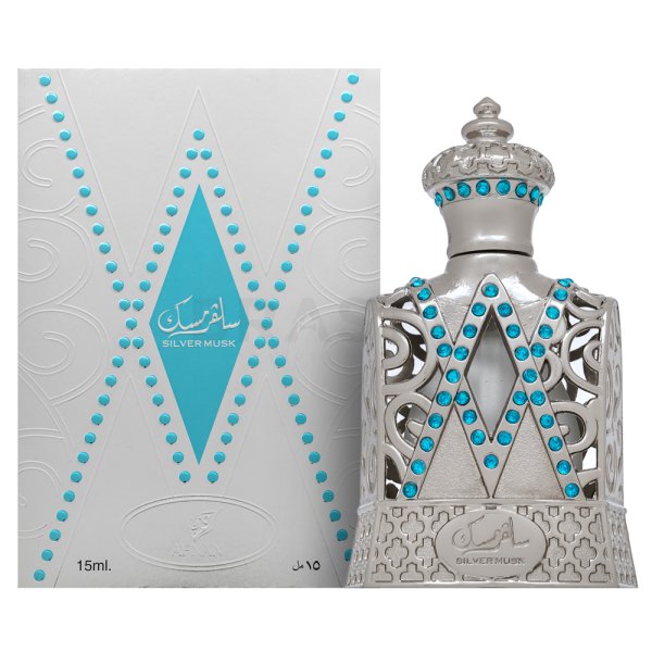 Afnan Silver Musk Parfémovaný olej unisex Extra Offer 2 15 ml