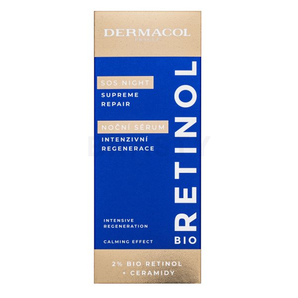 Dermacol Bio Retinol nočni serum SOS Night Supreme Repair Serum 12 ml
