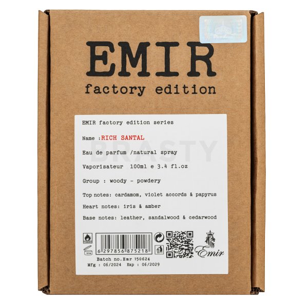 Emir Rich Santal Factory Edition Eau de Parfum uniszex Extra Offer 3 100 ml