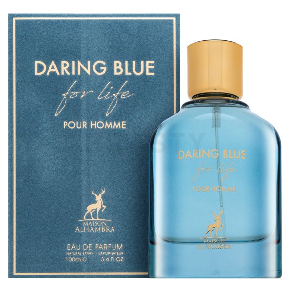 Maison Alhambra Daring Blue For Life Eau de Parfum bărbați Extra Offer 3 100 ml