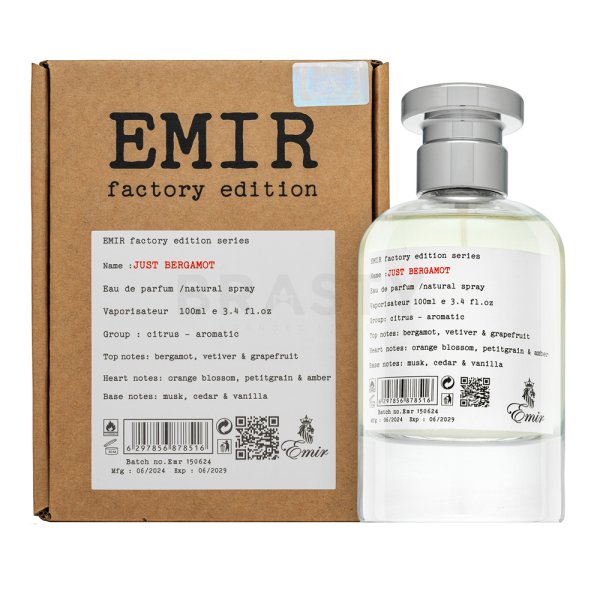 Emir Just Bergamot Factory Edition Eau de Parfum unisex Extra Offer 2 100 ml