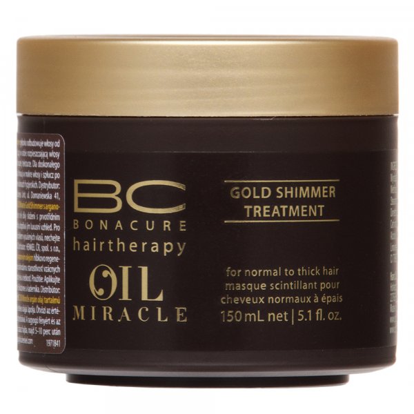 Schwarzkopf Professional BC Bonacure Oil Miracle Gold Shimmer Treatment maska pre hrubé vlasy 150 ml