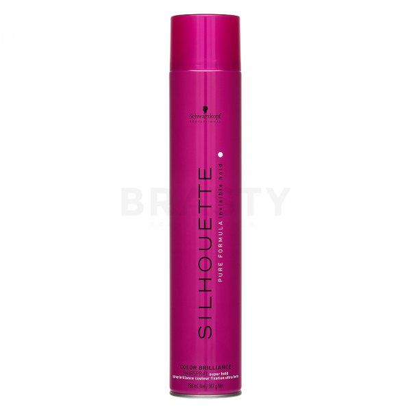 Schwarzkopf Professional Silhouette Color Brilliance Super Hold Hairspray лак за коса за блясък на косата 750 ml
