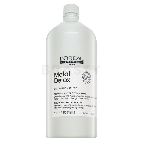 L´Oréal Professionnel Série Expert Metal Detox Professional Shampoo Anti-metal Cleasing Cream čistiaci šampón pre lesk a ochranu farbených vlasov 1500 ml