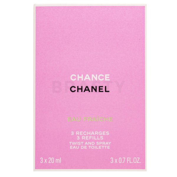 Chanel Chance Eau Fraiche - Refill toaletní voda pro ženy 3 x 20 ml