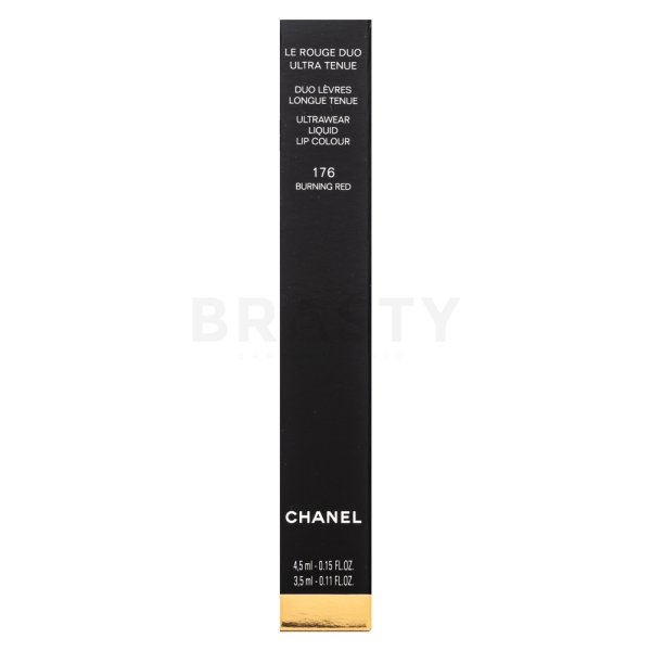 Chanel Le Rouge Duo Ultra Lipstick lesk na rty 176 Burning Red