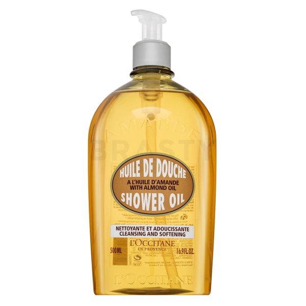 L'Occitane Amande Cleansing & Soothing Shower Oil olejek pod prysznic dla kobiet o działaniu nawilżającym 500 ml