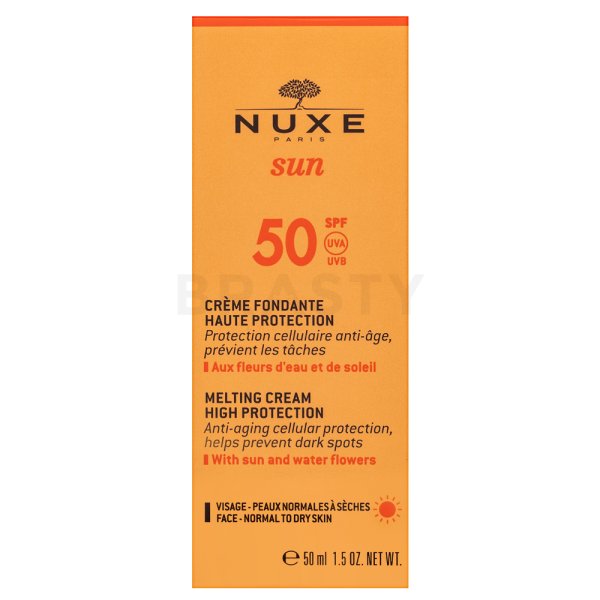 Nuxe Sun Crème Fondante Haute Protection SPF50 cremă de protecție solară 50 ml