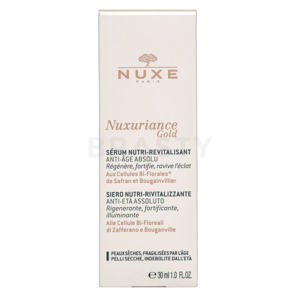 Nuxe Nuxuriance Gold szérum Nutri-Revitalizing Serum 30 ml