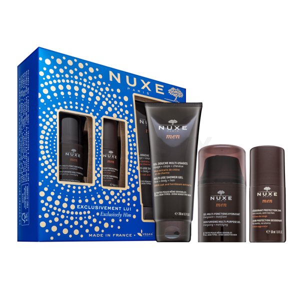 Nuxe Exclusively Him darčeková sada Set 200 ml + 50 ml + 50 ml