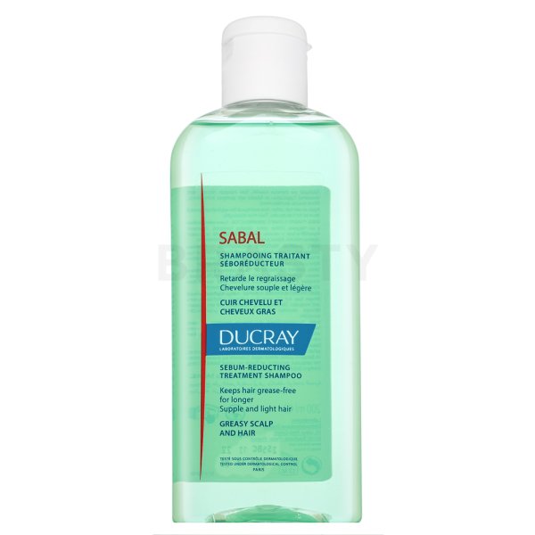 Ducray Sabal Sebum-Reducting Treatment Shampoo posilující šampon pro rychle se mastící vlasy 200 ml