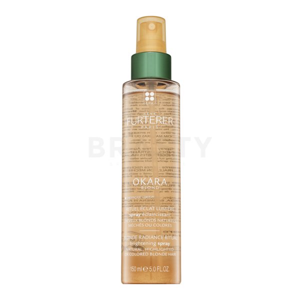 Rene Furterer Okara Blond Brightening Spray stylingový sprej pro hebkost a lesk barvených a melírovaných vlasů 150 ml