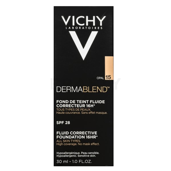 Vichy Dermablend Fluid Corrective Foundation 16HR tekoča ličila proti nepravilnostim na koži 15 Opal 30 ml