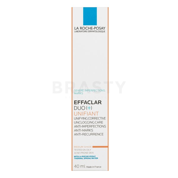 La Roche-Posay Effaclar tonifiere unificatoare de îngrijire corectivă Duo (+) Unifiant Medium 40 ml