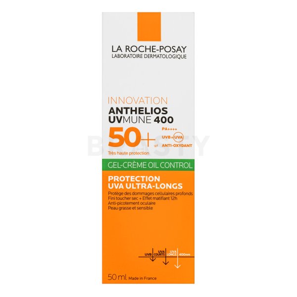 La Roche-Posay ANTHELIOS gelový krém UVMUNE 400 Oil Control Gel-Cream SPF50+ 50 ml