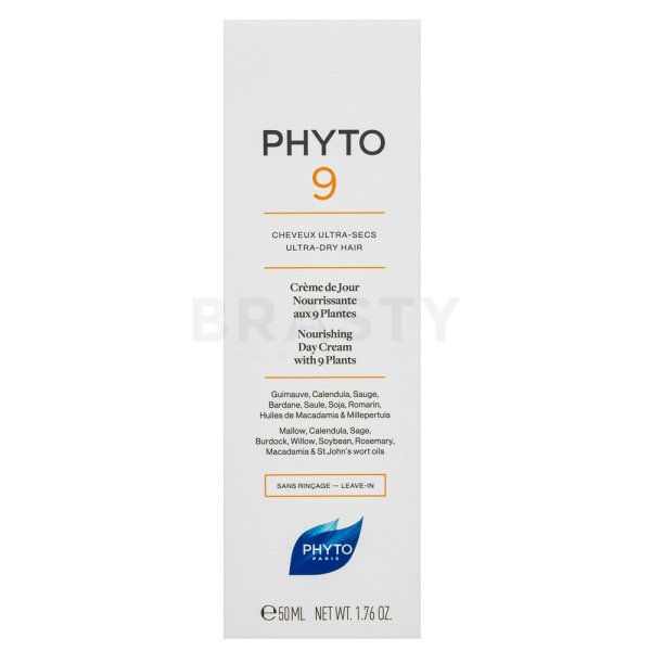 Phyto Phyto9 Nourishing Day Cream pielęgnacja bez spłukiwania do włosów bardzo suchych 50 ml