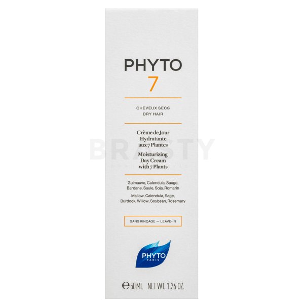 Phyto Phyto7 Moisturizing Day Cream pielęgnacja bez spłukiwania do włosów suchych 50 ml