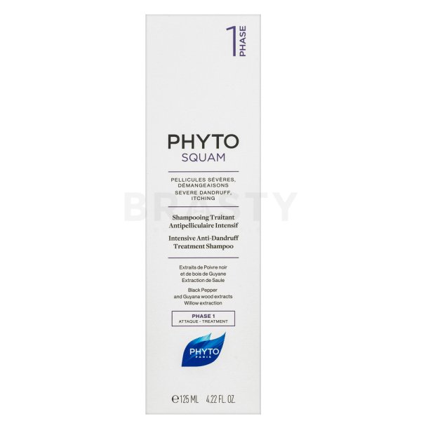 Phyto PhytoSquam Intensive Anti-Dandruff Treatment Shampoo versterkende shampoo tegen roos 125 ml
