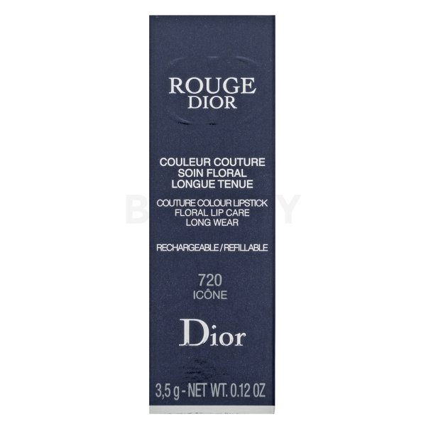Dior (Christian Dior) Rouge Refillable Lipstick ruj cu persistenta indelungata cu efect matifiant 720 Icone Matte Finish 3,5 g