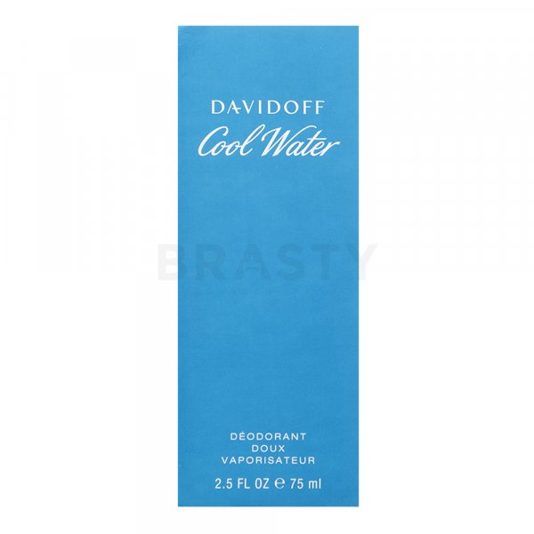 Davidoff Cool Water Man deodorant s rozprašovačom pre mužov 75 ml